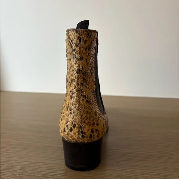 SAINT LAURENT python chelsea boot - Picture 4 of 7
